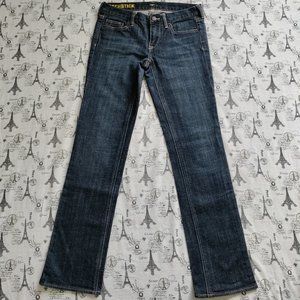 J. Crew Matchstick Stretch Dark Indigo Wash Straight Fit Jeans Size 24